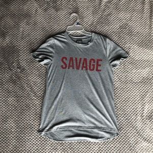 “Savage” short sleeve shirt